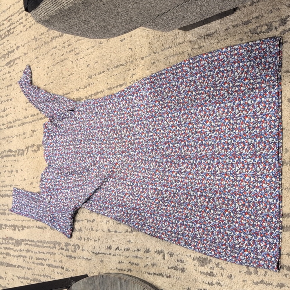 Tory Burch Carlotte Wildflower-Print Long-Sleeve Dress - Picture 7 of 8